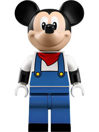 Минифигурка Lego Mickey Mouse - Blue Overalls, Red Bandana dis042 N